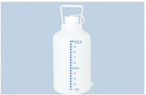 Hünersdorff Weithalsflasche aus Kunststoff in Blau und Weiß, 10 l - Bild 1