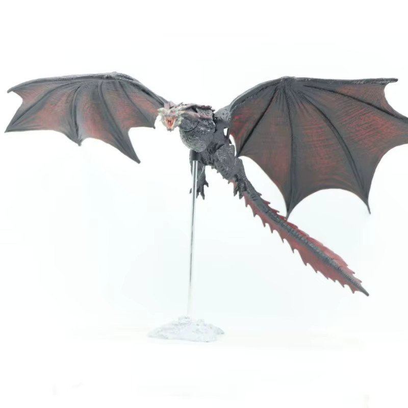 Warner Bros. Game of Thrones Frost Wyrm Viserion Schwarzer Drache, Actionfigur - Bild 3