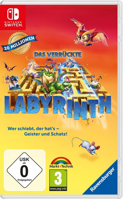 Ravensburger Das verrückte Labyrinth Nintendo Switch-Spiel - Bild 1
