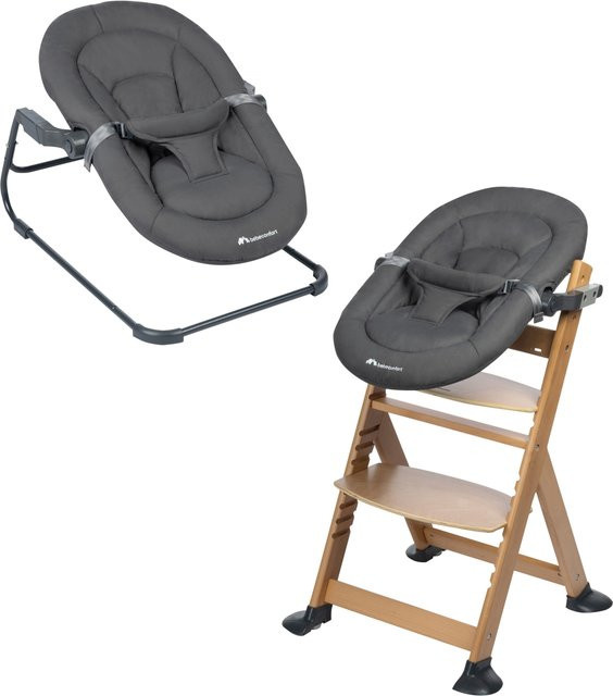 BebeConfort 2-in-1 Babywippe Timba in Grau - Bild 1