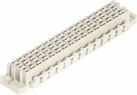 HARTING Federleiste 09057486831 in Beige mit 3 Reihen - Bild 1