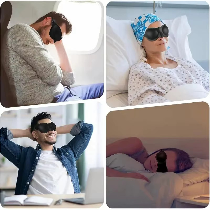 Silikon-Schlafbrille Augenmaske für trockene Augen, Unisex - Bild 5