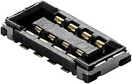 Molex Mezzanine-Steckverbinder Schwarz, 8 Polzahl, Rastermaß: 0,8 mm - Bild 1