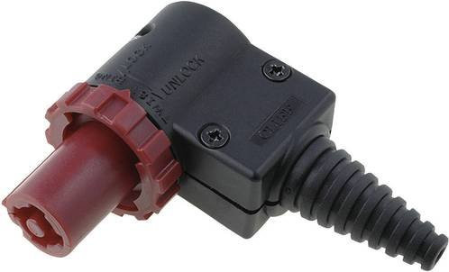 Cliff FCR20673 Netz-Steckverbinder FC Stecker, gewinkelt, 3 + PE, 20A, Rot - Bild 1