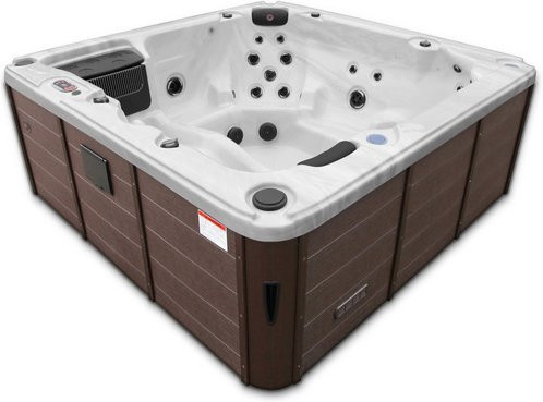 Canadian Spa Whirlpool ThunderBay AI für 6 Personen mit Soundsystem und LED, braun, B/T/H: 219 x 219 x 82 cm - Bild 3