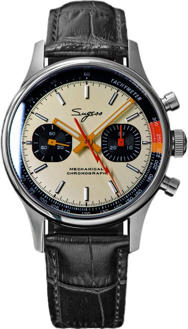 Sugess Armbanduhr, Mechanischer Chronograph, Herren - Bild 1