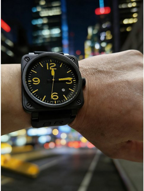 HAOYUNMA Armbanduhr Automatik, Eckig, Schwarz, Herren, Tag-Datum-Kalender - Bild 1