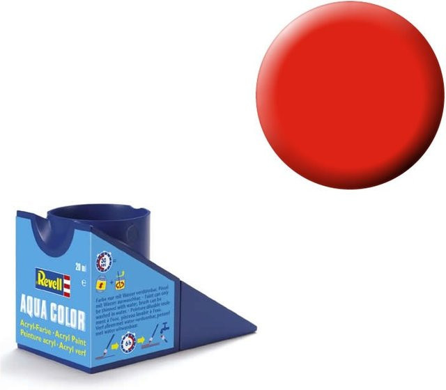 Revell Aqua-Farbe Leucht-Rot, seidenmatt, 18ml - Bild 2