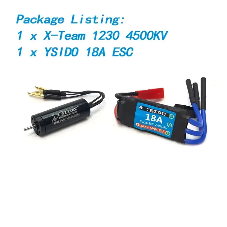 X-TEAM Mini Brushless Motor mit 18A ESC Combo für RC Auto - Bild 2
