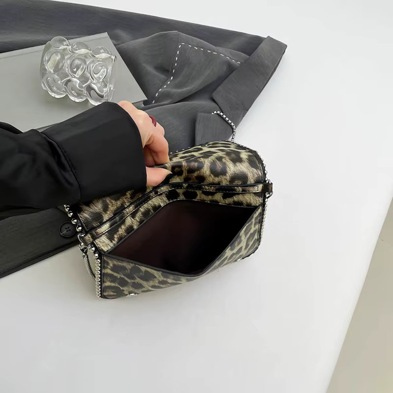 Xotind Umhängetasche Leopard, PU Leder, Damen - Bild 3