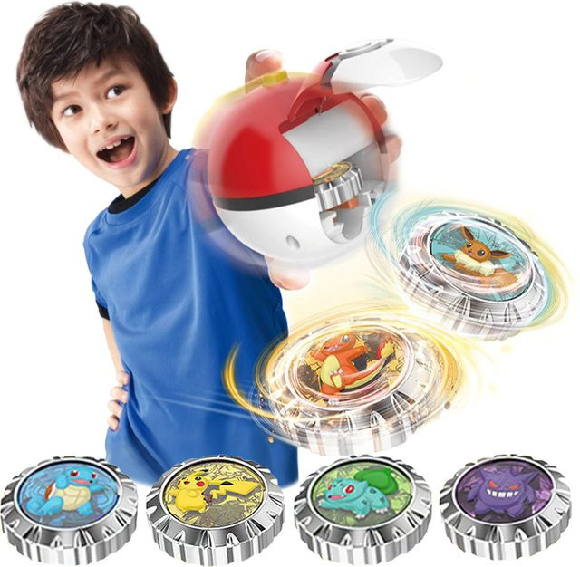 Pokémon Gyro Interaktives Spiel Zweite Edition, Kampf-Drehspielzeug, Set - Bild 1