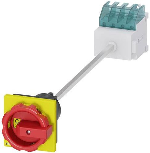 Siemens Lasttrennschalter 3polig 16A 690 V/AC 6mm² in Rot und Gelb 3LD20150TK53 - Bild 1