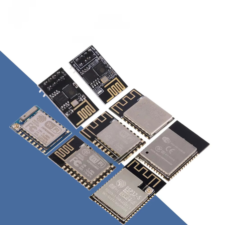 ESP8266 ESP-12F ESP-01 ESP-07 ESP-12S ESP-12E ESP-01S Serielles WiFi Wireless Modul in Schwarz - Bild 4
