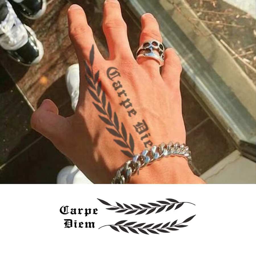 JKCODE TATTOO Mehndi-Design Temporäre Tattoos, Herren - Bild 2