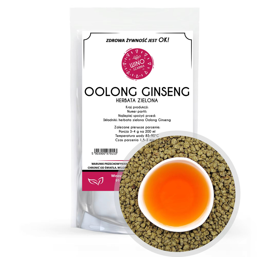 WINO SZARNIA, Oolong Ginseng, grüner Tee, 100g - Bild 2