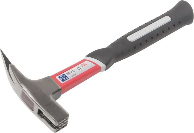 LUX-TOOLS Latthammer Comfort mit Glasfaserstiel und Magnet, 600 g - Bild 1