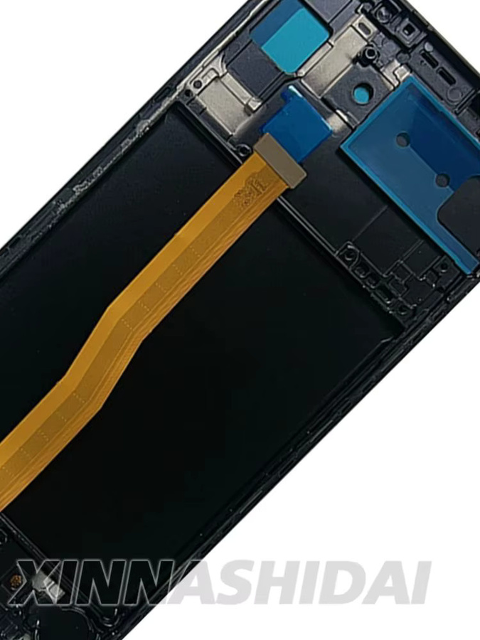 Samsung Galaxy A7 2018 A750 LCD-Touchscreen Ersatzteil Baugruppe mit OLED/TFT Display und Rahmen in Schwarz - Bild 2