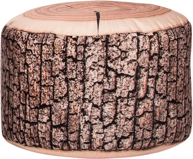 Sitting Point Hocker Wood 60 in Natur Holzoptik-Muster - Bild 1