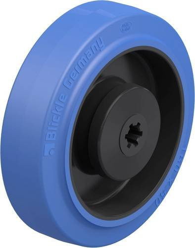 Blickle Schwerlast-Rad POEV 160/12KA-SB in Blau und Schwarz mit 160 mm Durchmesser und 400 kg Tragfähigkeit - Bild 1