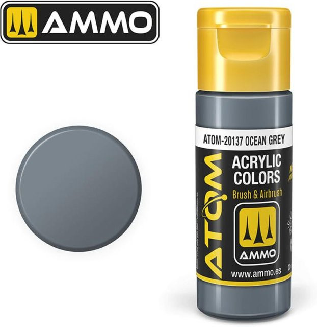 AMMO by MIG Jimenez Atom Color Ocean Grey, Grau - Bild 1