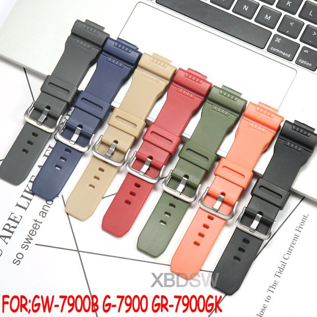 Casio Uhrenarmband Harz, Schwarz, Herren - Bild 1