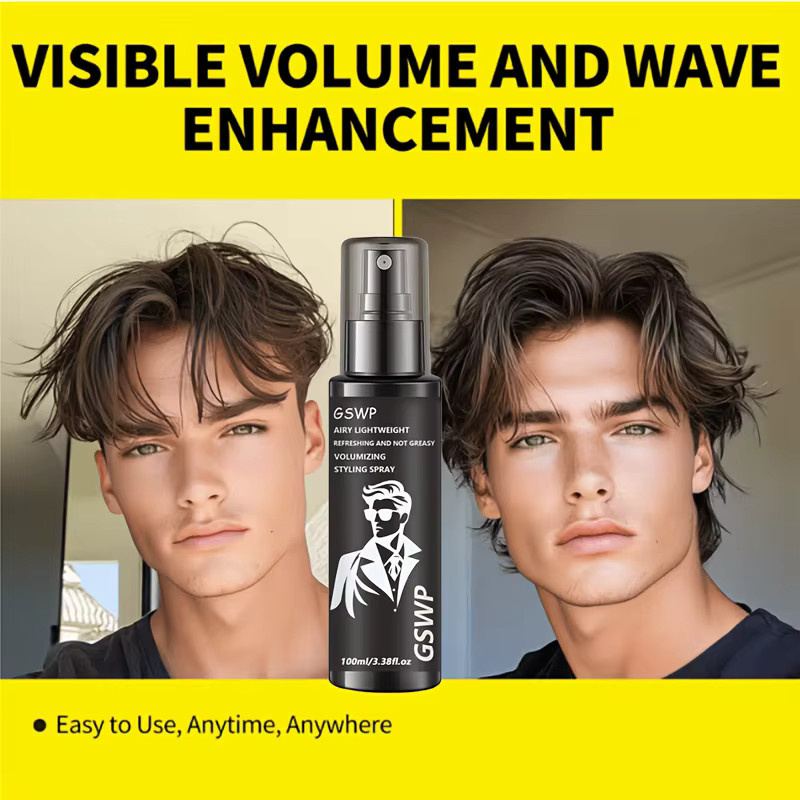 GSWP Meersalz Volumen-Styling-Wasserspray für Herren, 100 ml - Bild 2