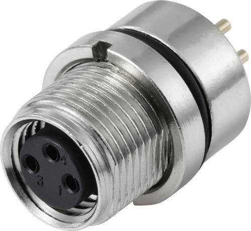TRU COMPONENTS TC-13751884 Sensor/Aktor Einbaubuchse M8 x 1 und M10 x 0.75 in Silber mit 3 Polen - Bild 1