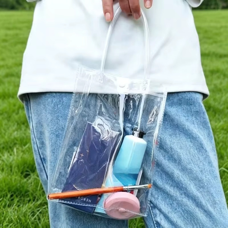 Transparente PVC Geschenktüten und Reise-Aufbewahrungstaschen, wasserdicht und wiederverwendbar, Set aus 5 oder 10 Stück - Bild 5