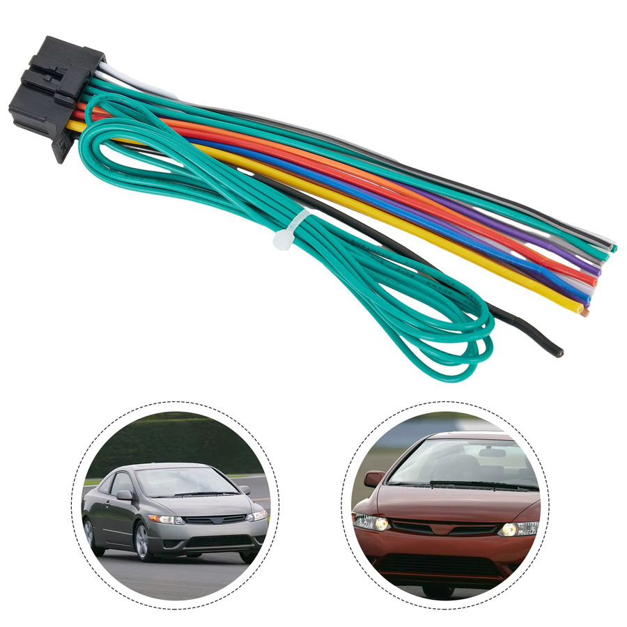 Universal-Auto Kabeladapter 16-poliger Autoradio-Funkstecker Stereo-Kabelbaum für Pioneer Modelle ab 2010 in Multicolour - Bild 3