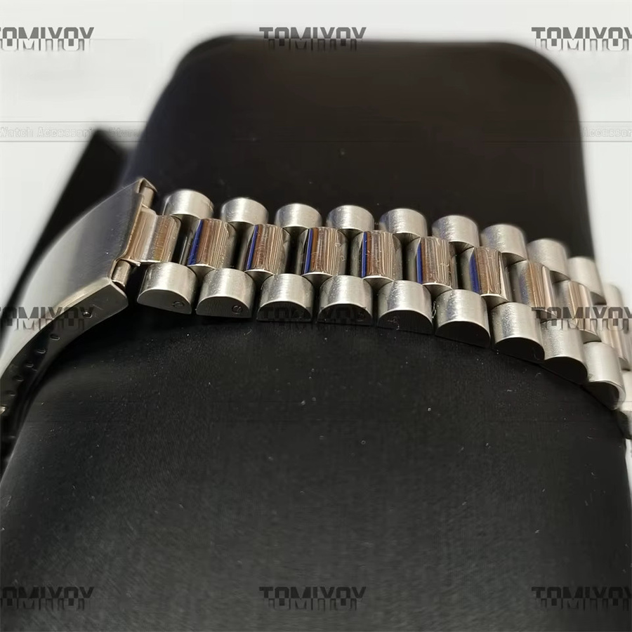 TOMIYOY Uhrenarmband Edelstahl, Silber, Unisex - Bild 4