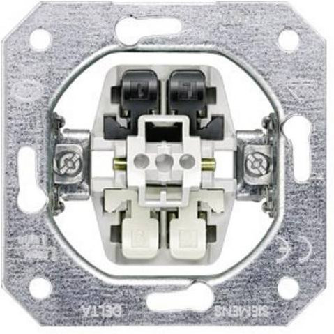 Siemens Schalterprogramm Delta Taster in Weiß - Bild 1