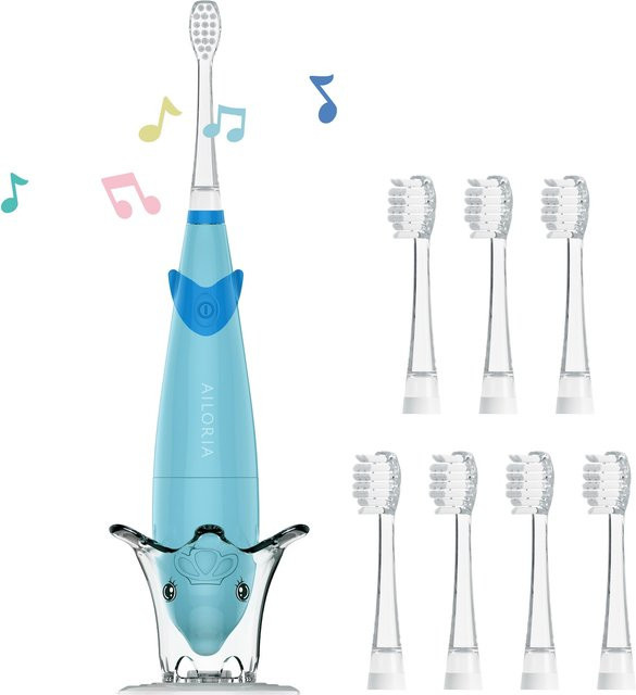 AILORIA Kinder-Schallzahnbürste Bubble Brush, Multicolour, Blau - Bild 1