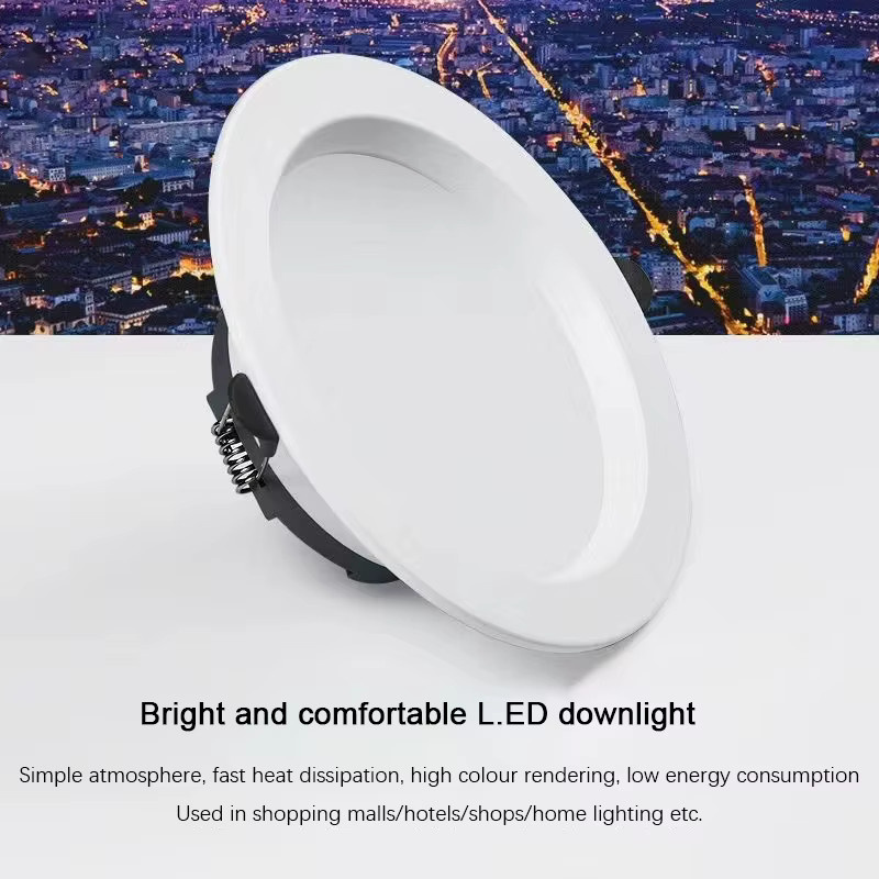 Moderne LED-Deckenleuchte von lyfs in Weiß für Wohnzimmer, Schlafzimmer, Küche und Flur - Bild 4
