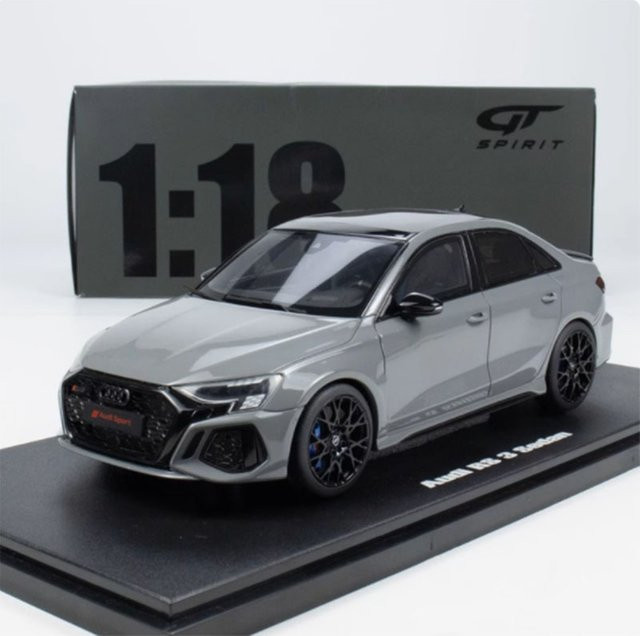 WELLY RS3 RS5 ABT Auto Modell, Maßstab 1:18, Grau - Bild 1