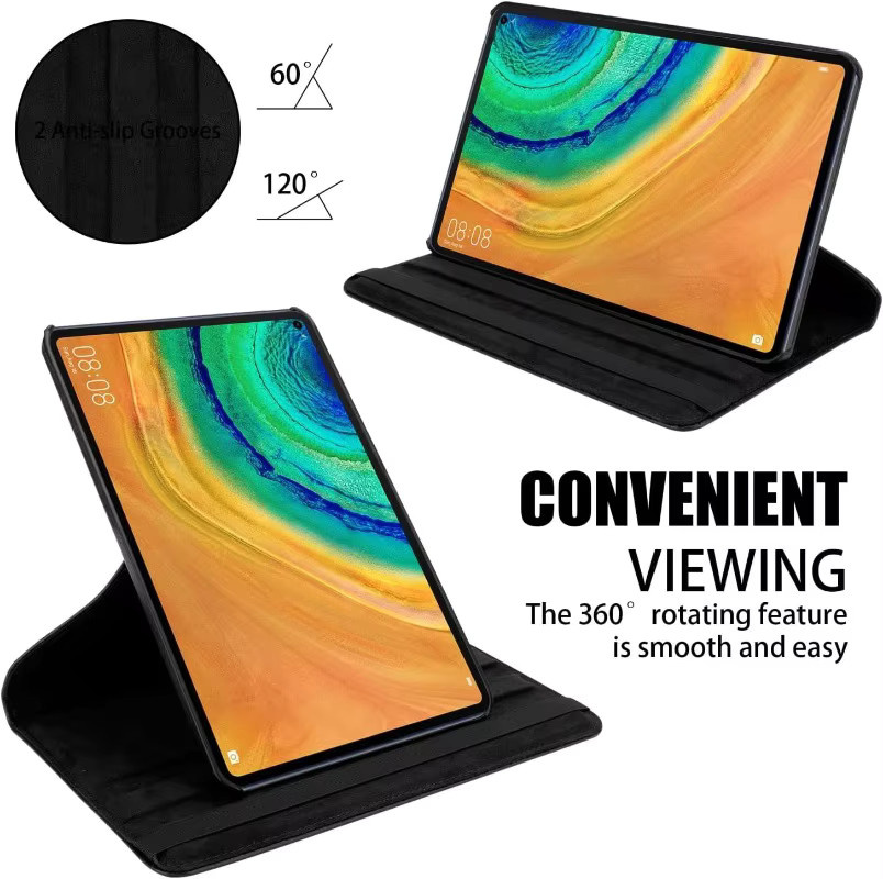 360-Grad-Schutzhülle für Huawei MatePad SE, Honor Pad X8a, X9, V8 Pro, V9, V6, V7 und Air 11.5S in Schwarz - Bild 5