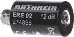 Kathrein Dämpfungsstecker ERE 02 in Schwarz - Bild 1