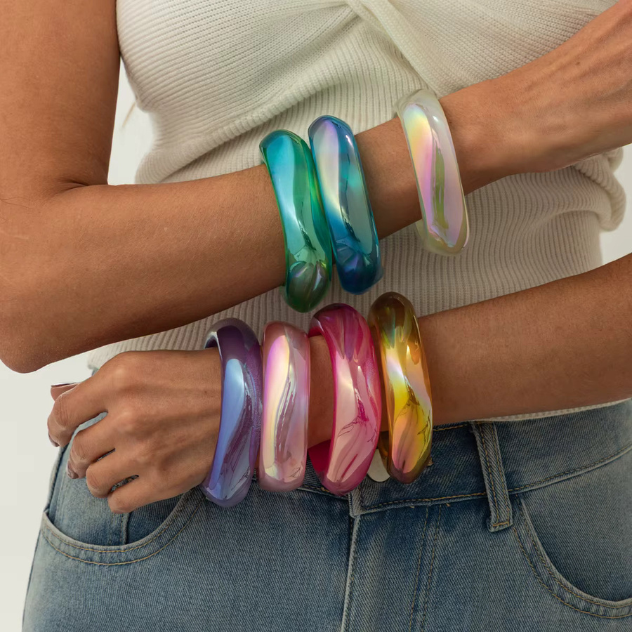 Salircon Armbänder, Harz, Bunt, Transparent, Damen - Bild 2