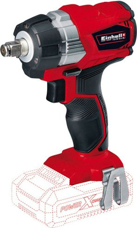 Einhell Power X-Change Akku-Schlagschrauber TP-CW 18 Li BL-Solo, 18 V, Rot/Schwarz - Bild 2