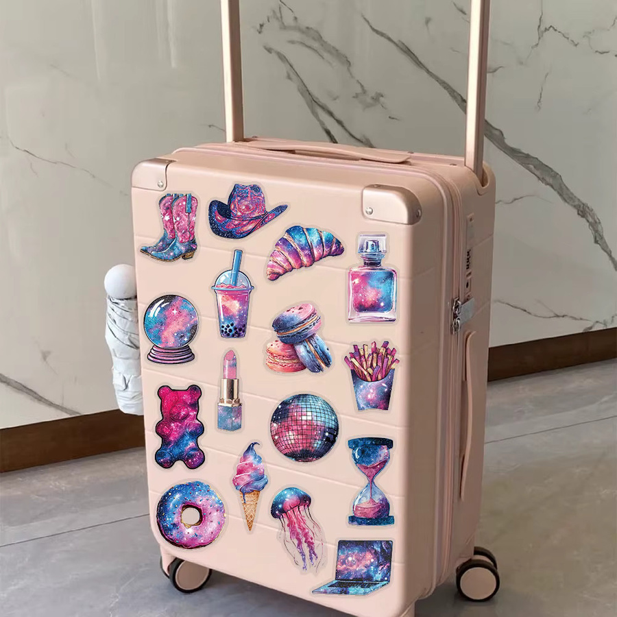 50 Stück transparente Sternenhimmel PET-Aufkleber in Multicolour für DIY-Dekoration von Telefon, Laptop und Notebook - Bild 5