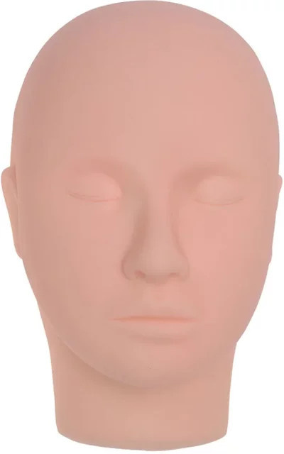 CNKESS Mannequin Kopf für Wimpernverlängerung und Make-up Praxis, Unisex - Bild 1