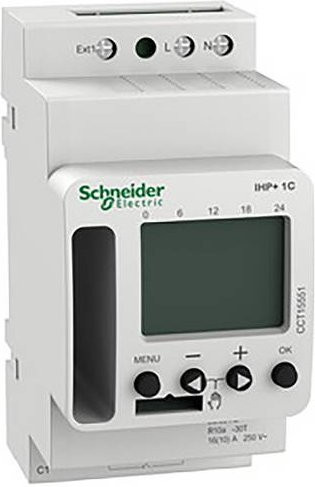 Schneider Electric Smart Hutschienen-Zeitschaltuhr in Weiß - Bild 1