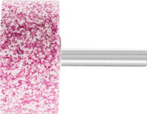 PFERD TOOLS STEEL Schleifstift Zylinder Pink für Stahl und Stahlguss, Durchmesser: 50 mm, Länge: 25 mm, Schaft-Durchmesser: 8 mm - Bild 1