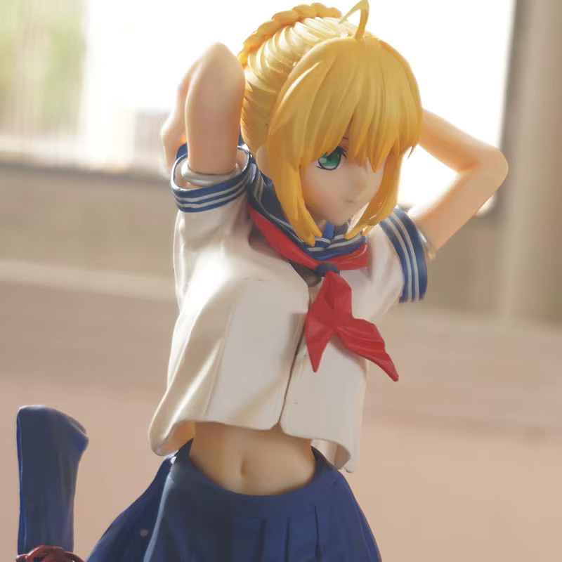 Bandai Fate Grand Order Jeanne d'Arc Schuluniform-Version, Figur, 1/7 Maßstab, Weiß - Bild 2