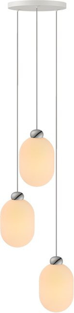 Tobias Grau Sun Chandelier LED-Pendelleuchte in Grau und Silber mit Casambi-Steuerung und Glas-Elementen - Bild 1