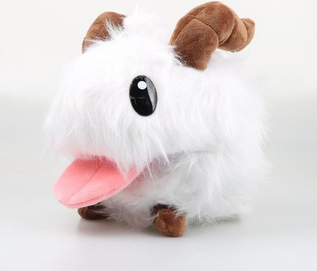 Yiran toy League of Legends Poro Plüschtier, weiß, 25cm - Bild 1