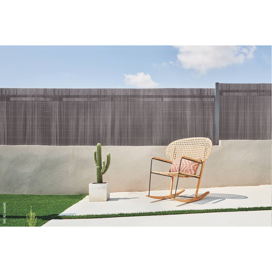 NORTENE Sichtschutzmatte aus Weide in Grau, B/H/T: 150 x 300 x 17 cm - Bild 2