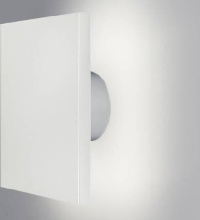 Mlight LED-Außenwandleuchte Square in Weiß mit integriertem LED-Licht 3000K - Bild 1