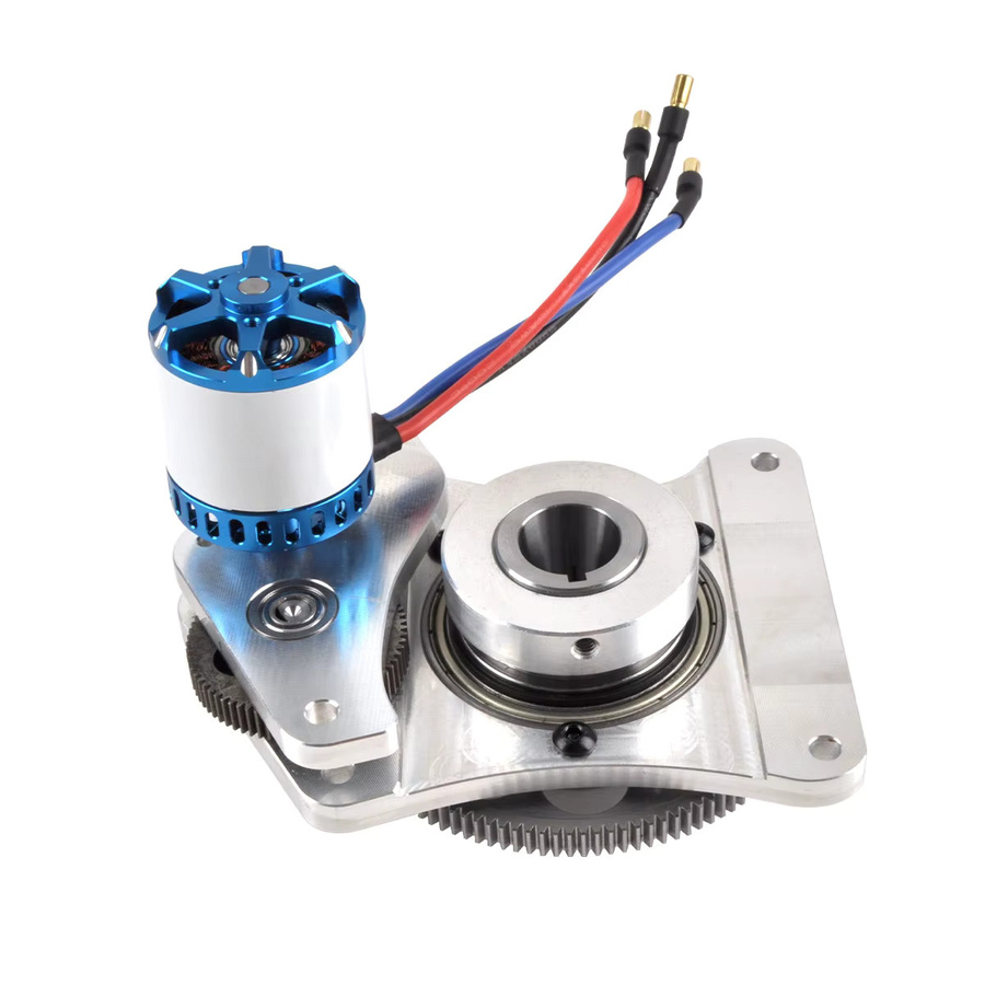 ZYHOBBY 1 Satz elektrischer Anlasser mit Motor für DLE130CC Benzinmotor RC Modellflugzeug, Zubehör, Metall - Bild 1