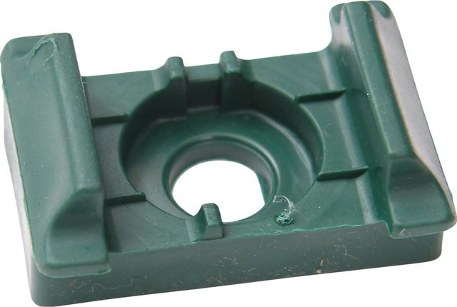 FLORAWORLD Auflagebock aus Kunststoff für Eckpfosten Classic, Comfort und Premium, Grün, B/H/T: 5 x 2 x 3,5 cm - Bild 1