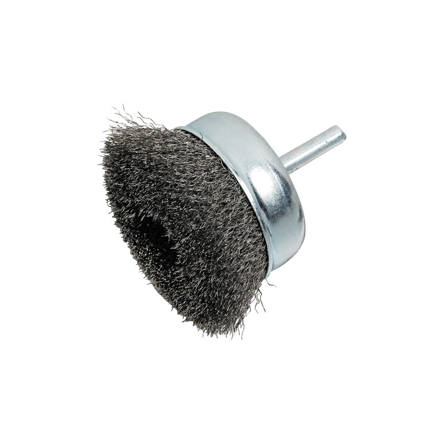 LUX-TOOLS Topfbürste fein in Silber mit 75 mm Durchmesser aus Metall - Bild 2